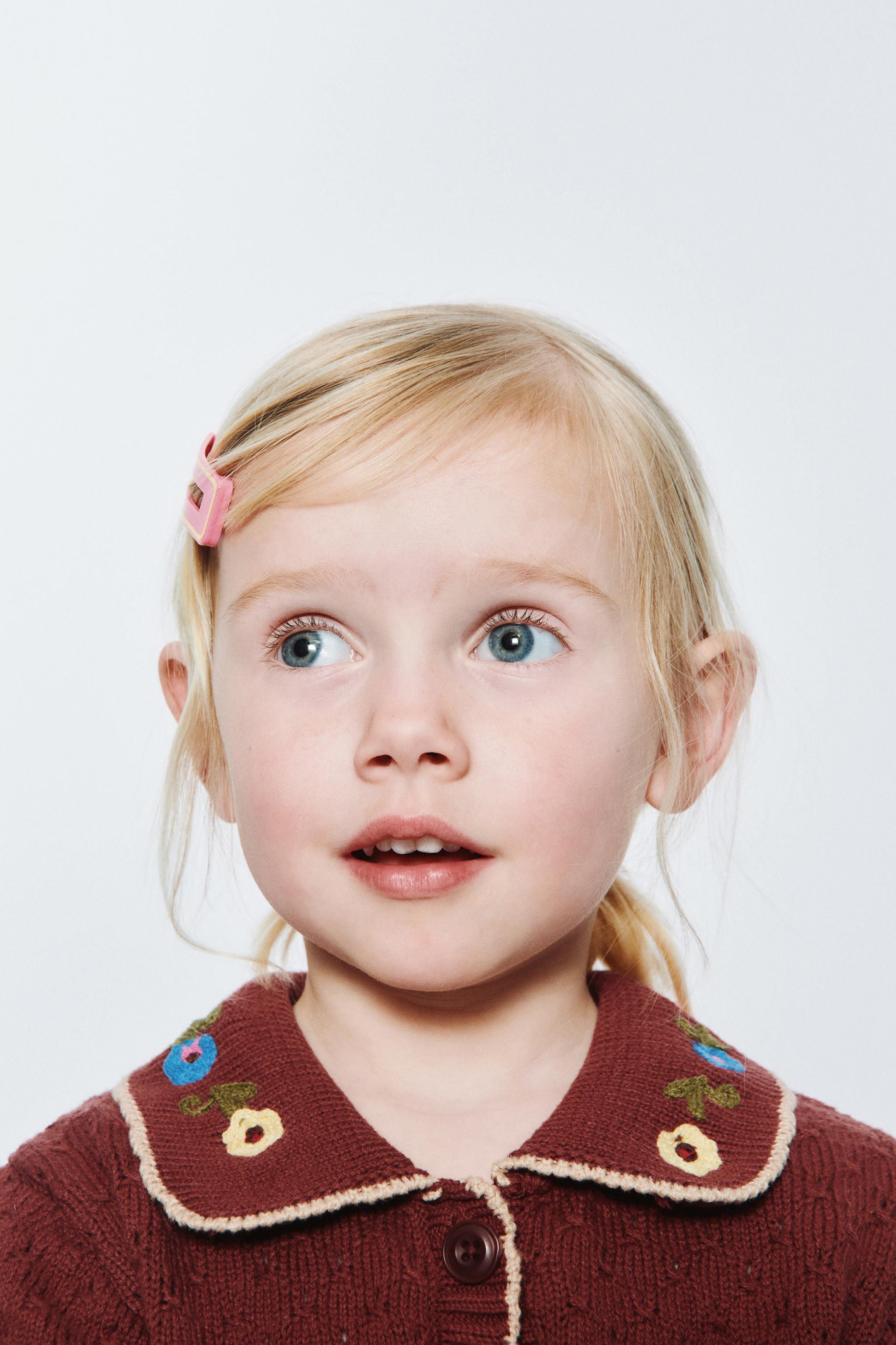 EMBROIDERED FLORAL KNIT POLO SISSEL EDELBO X ZARA KIDS